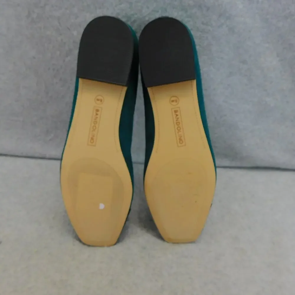 Bandolino Taprinz Ballet Flat Shoes Women Flats Size 8 Green/ Blue New - Picture 9 of 10